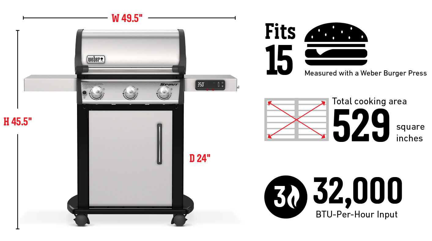 Spirit EX-315 Smart Barbecue (ULPG)