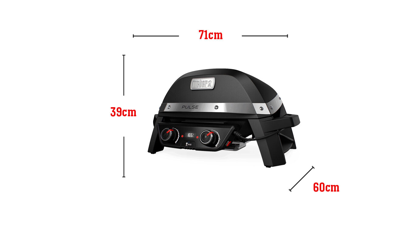 Passend für 12 Burger-Pattys aus der Weber Hamburgerpresse, Grillfläche 1.795 cm², 120 V