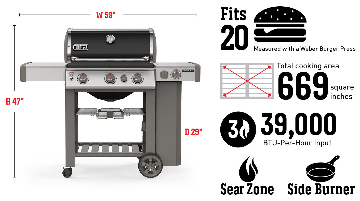 Genesis Ii E 330 Gbs Gasgrill Genesis Ii Weber Grills