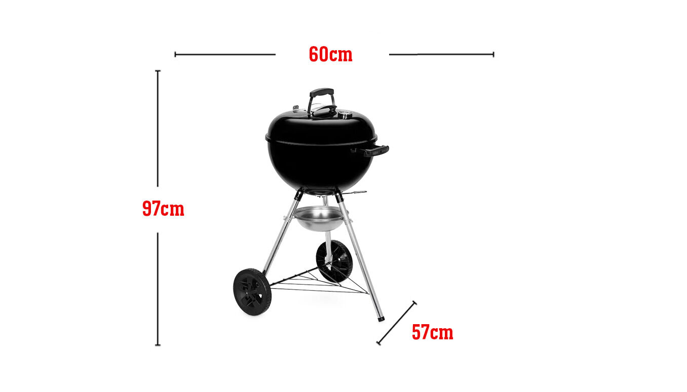 Può contenere 9 hamburger realizzati con una pressa per hamburger Weber, area di cottura totale 1548 cm quadrati