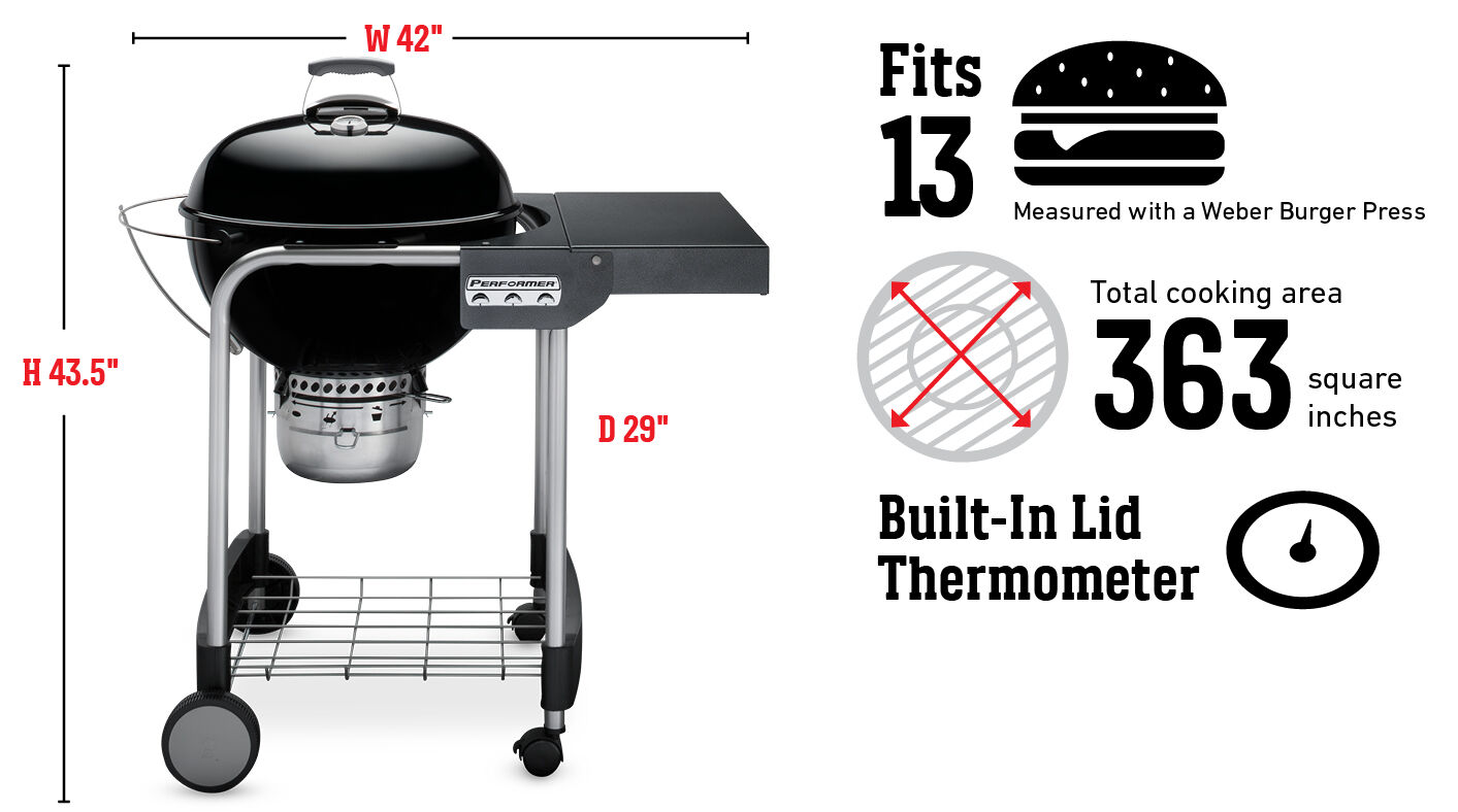 Weber 22 Performer Charcoal Grills Weber Grills