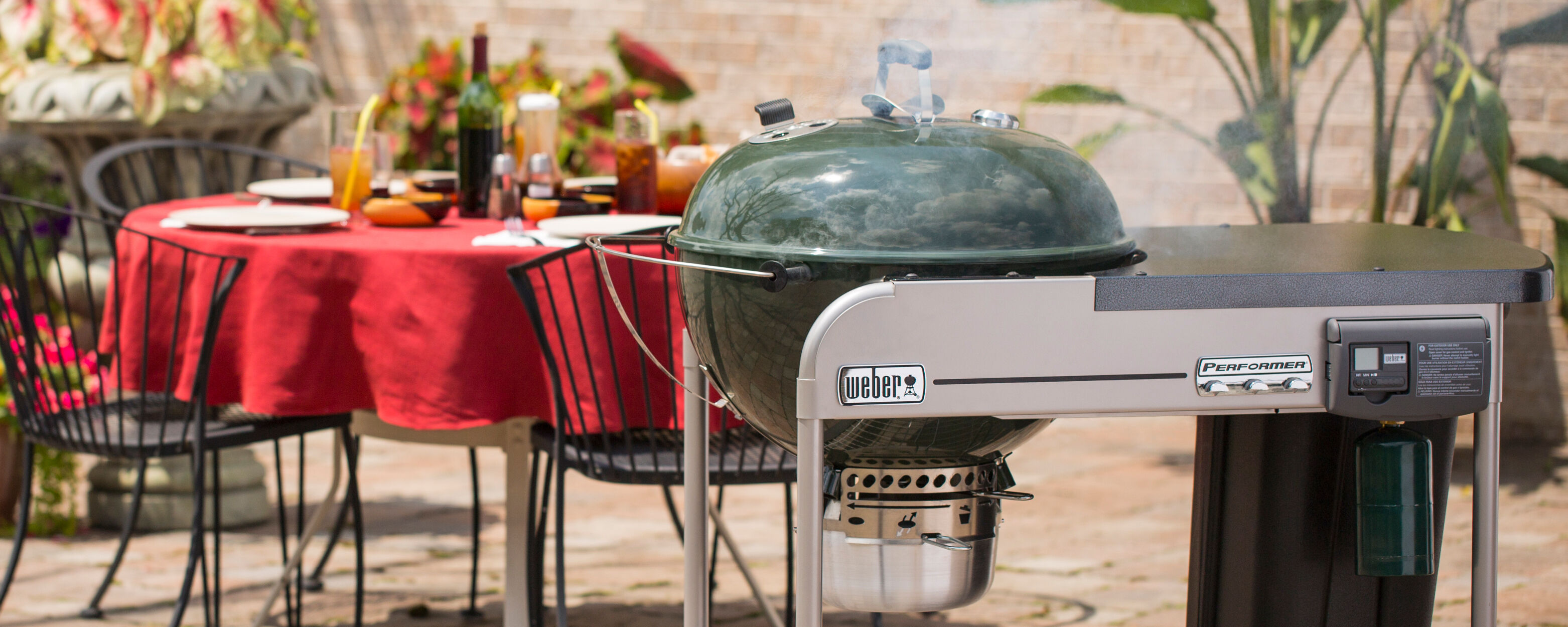 Weber charcoal grill with gas starter on sale