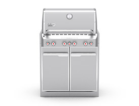 Weber Summit 4 burner gas BBQ - Stainless Steel - LP gas