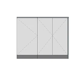 Double cupboard