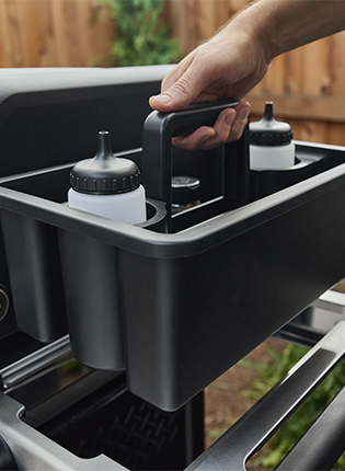 Weber Works Caddy with Tray Lid
