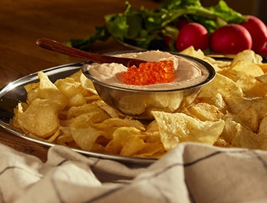 Smoked Salmon Dip and Chips