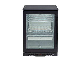Single-door alfresco bar fridge - black