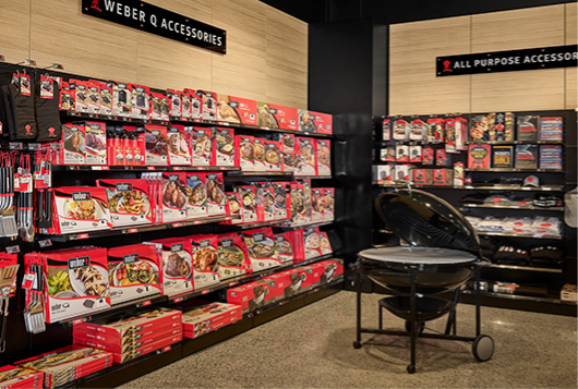 Weber Store barbecue demonstration