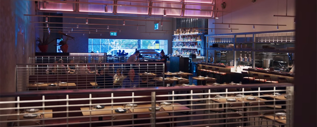 Interior of Juni Southeast Asian Bar and Dining