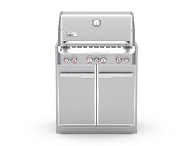 Weber Summit 4 burner gas BBQ - Stainless Steel - Natural gas