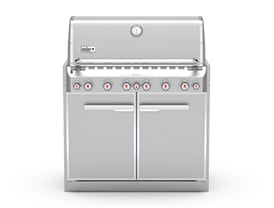 Weber Summit 6 burner gas BBQ - Stainless Steel - Natural gas