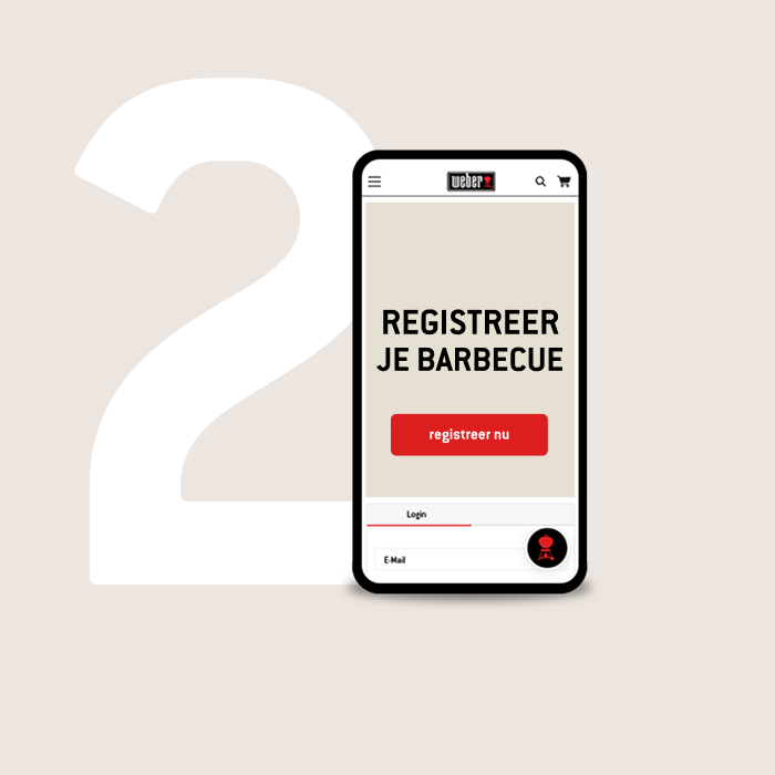 2. REGISTREER JE BARBECUE 2. REGISTREER JE BARBECUE