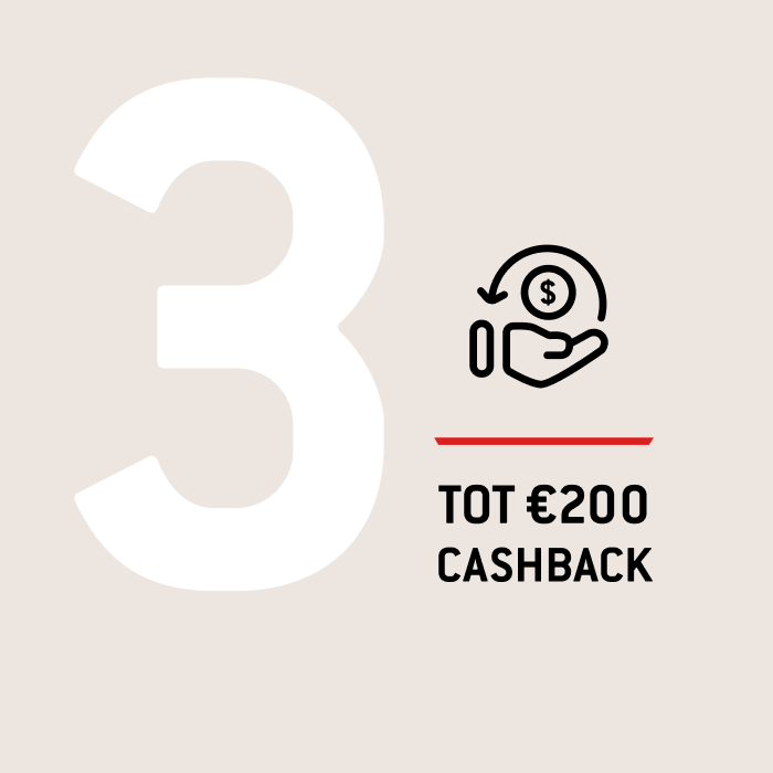 TOT €200 CASHBACK