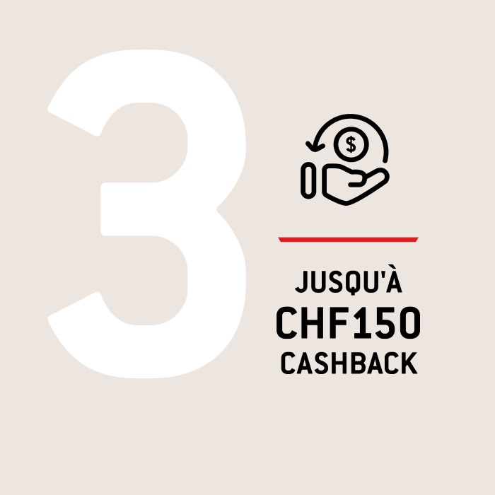 3. RECEVEZ VOTRE CASHBACK