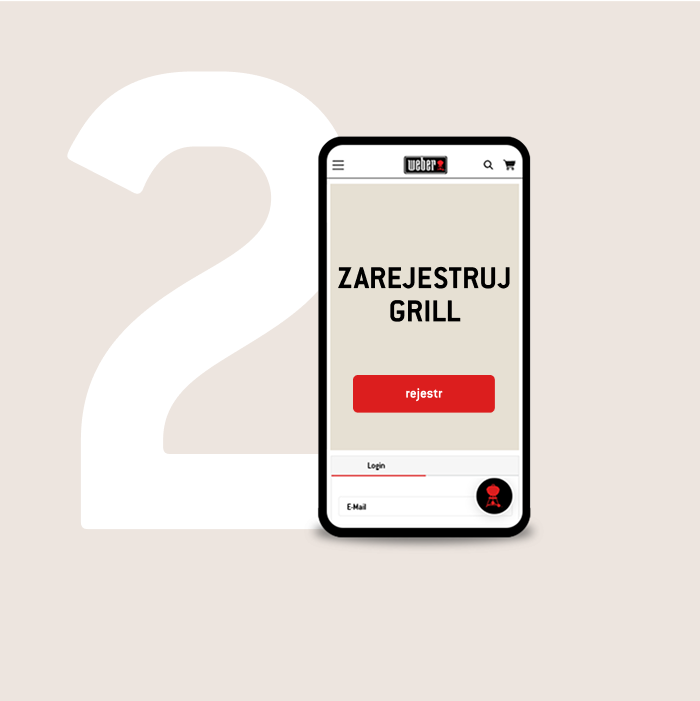 2. ZAREJESTRUJ SWÓJ GRILL