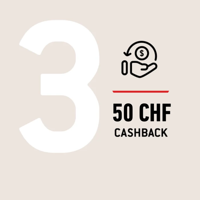 &Eacute;tape 3 - Recevoir 50 CHF rembours&eacute;s