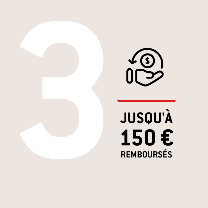 3. RECEVEZ VOTRE REMBOURSEMENT 3. RECEVEZ VOTRE REMBOURSEMENT