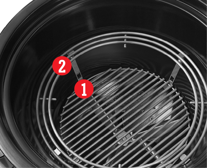 Dual-Position Fuel Grate