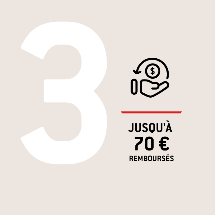 3. RECEVEZ VOTRE REMBOURSEMENT