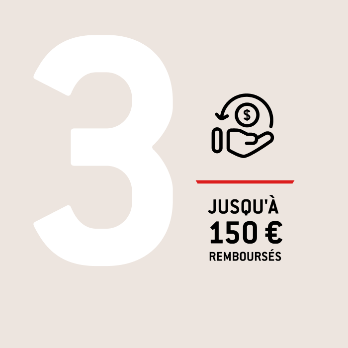 3. RECEVEZ VOTRE REMBOURSEMENT