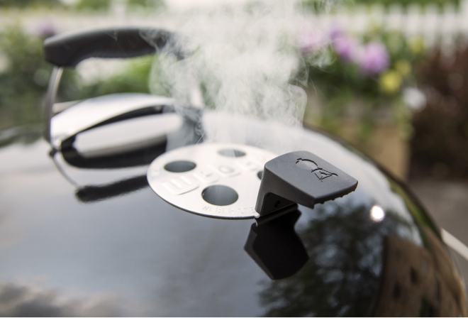 Weber charcoal grill airflow damper