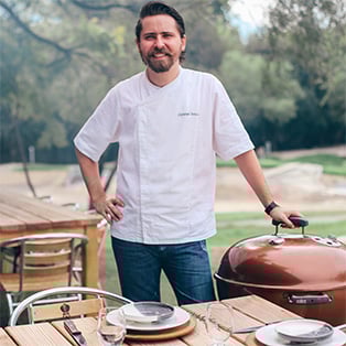 Christian imagen de asador de carbón