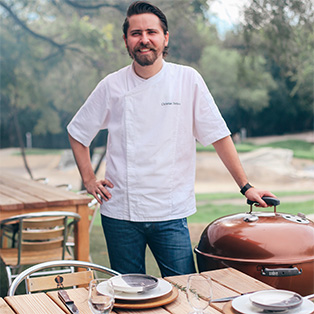 Christian imagen de asador de carbón