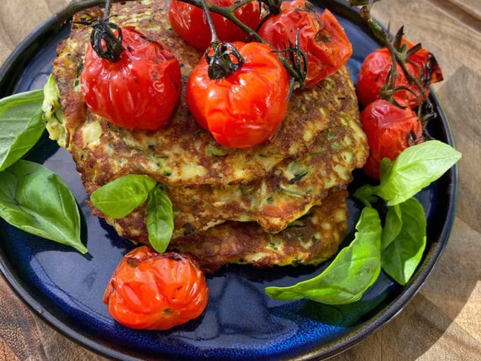  Crispy Corn and Halloumi Fritters

