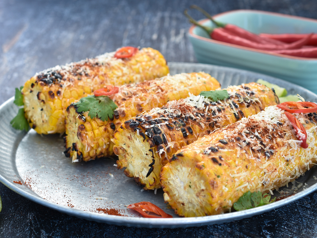  Grilled Corn

