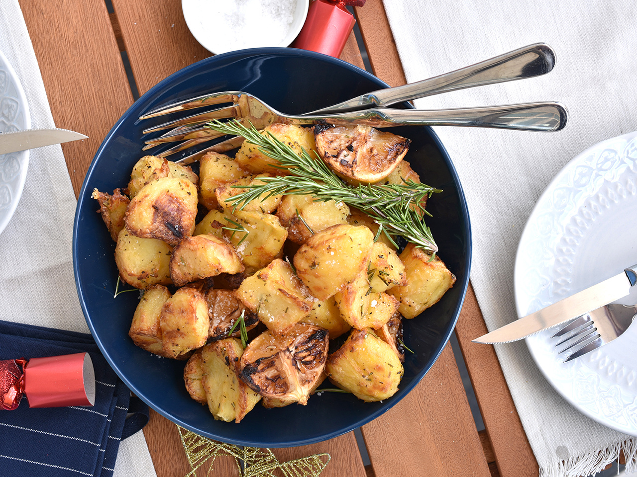  Crispy SA Roast Potatoes with Rosemary Salt

