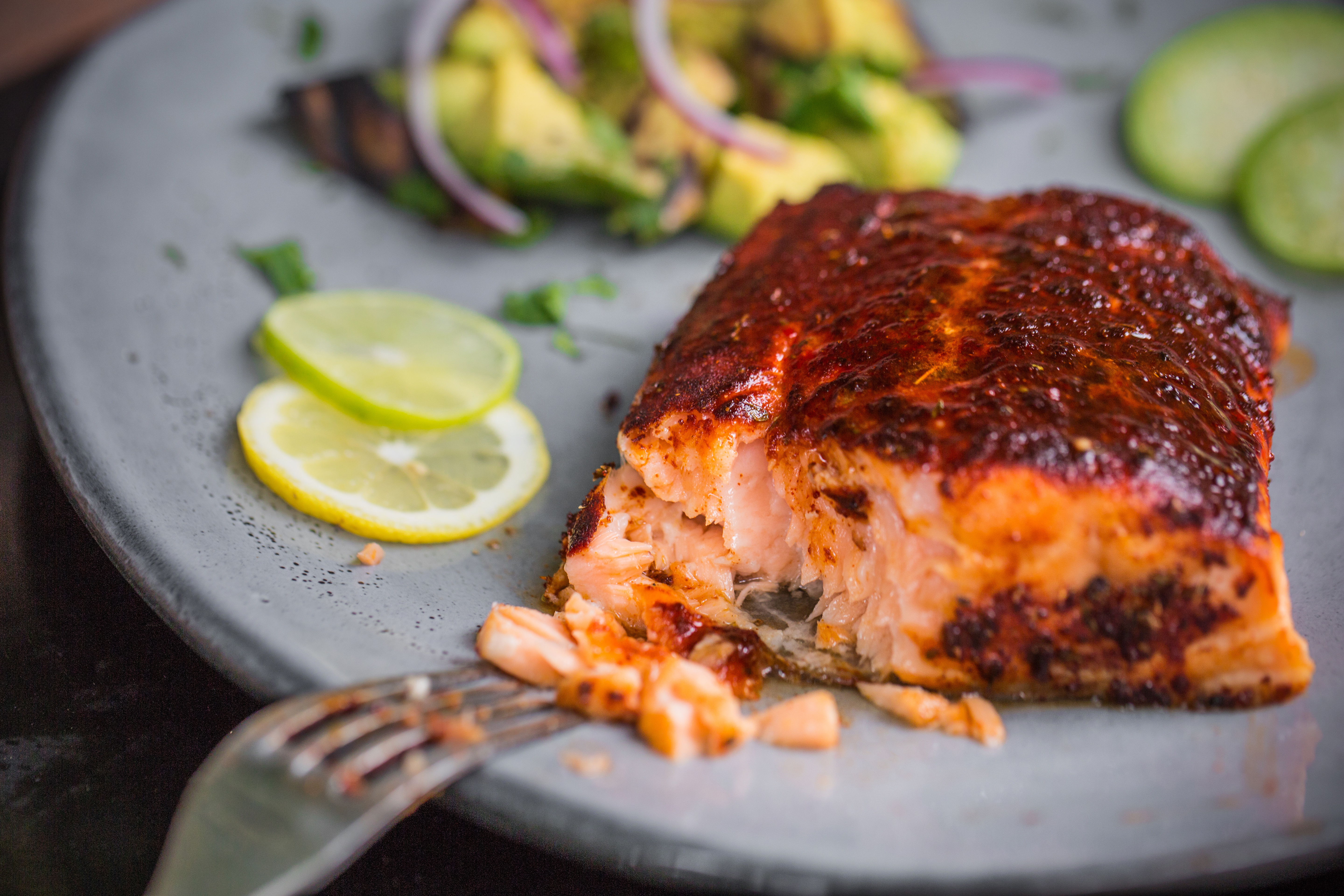  USA - Salm&oacute;n Caj&uacute;n en Tabla de Cedro

