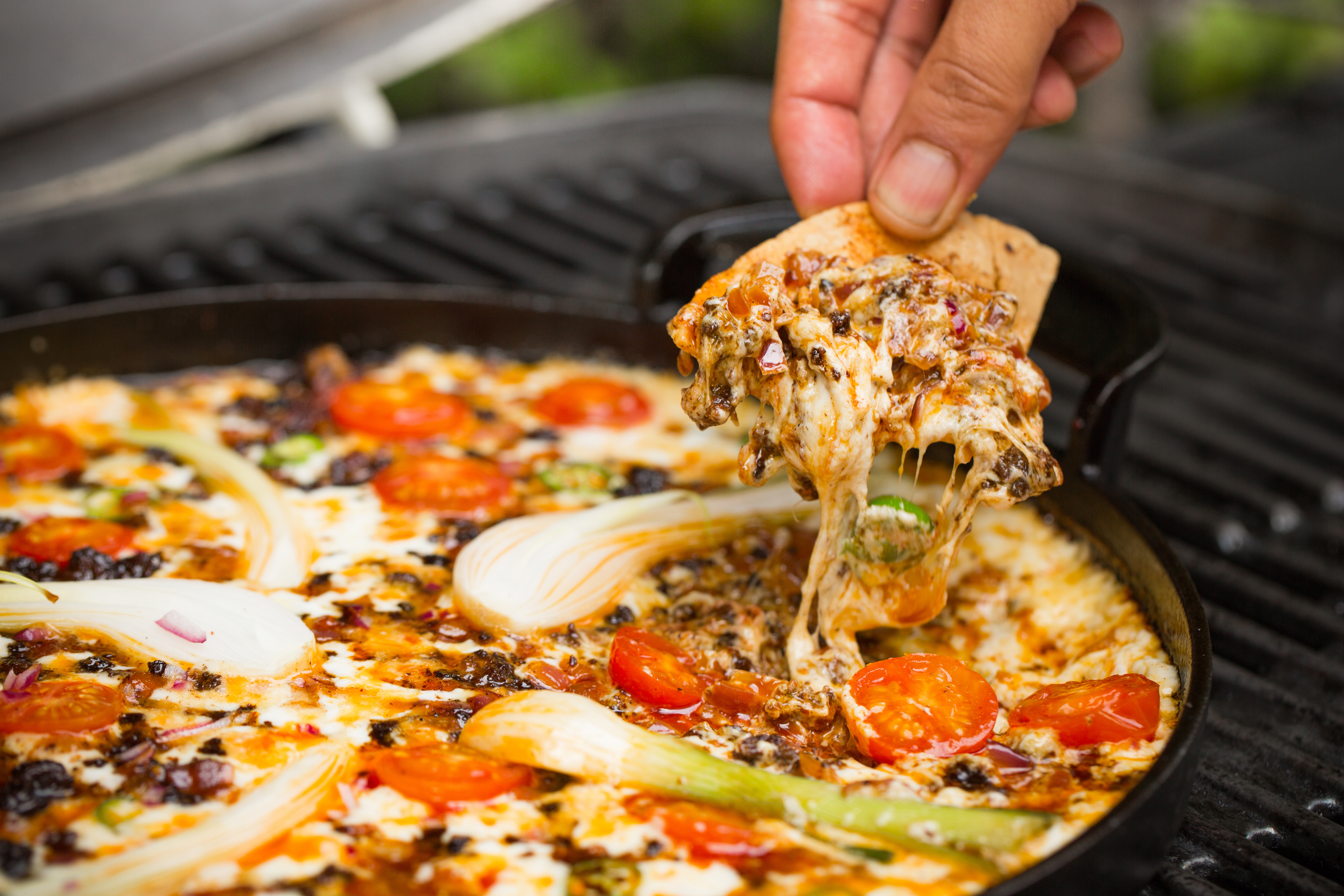  Queso Flameado con Chorizo

