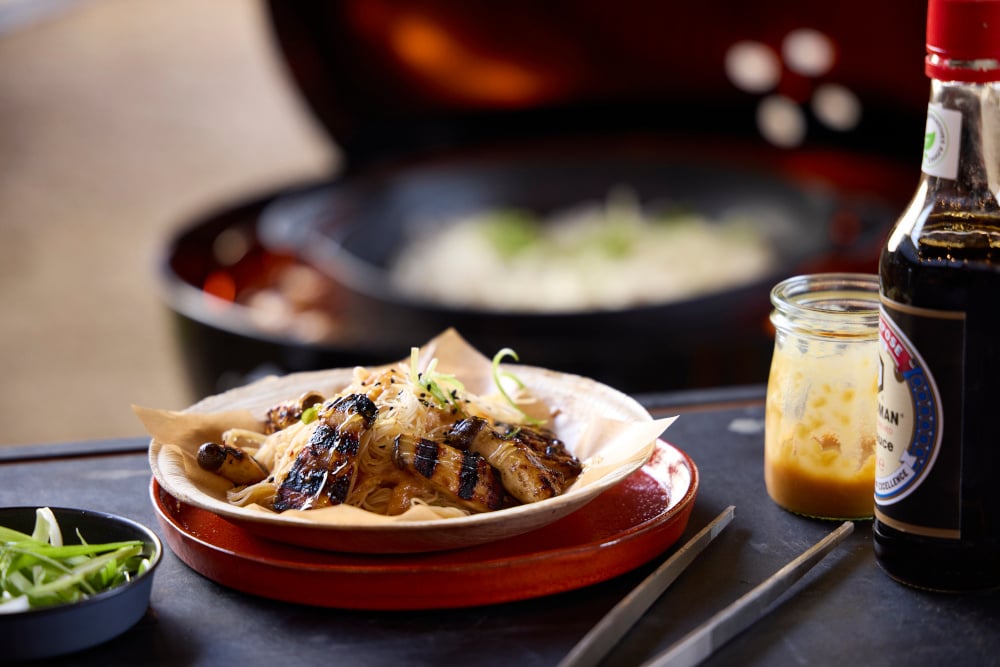  Miso en koningsoesterzwammen noedels


