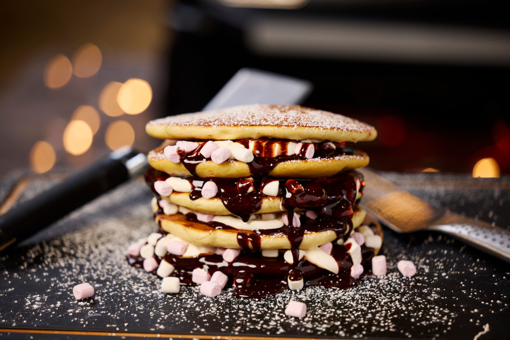  Pancake tower cake


