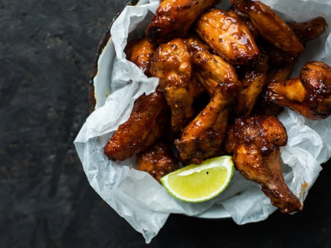  Maple Bourbon Chicken Wings

