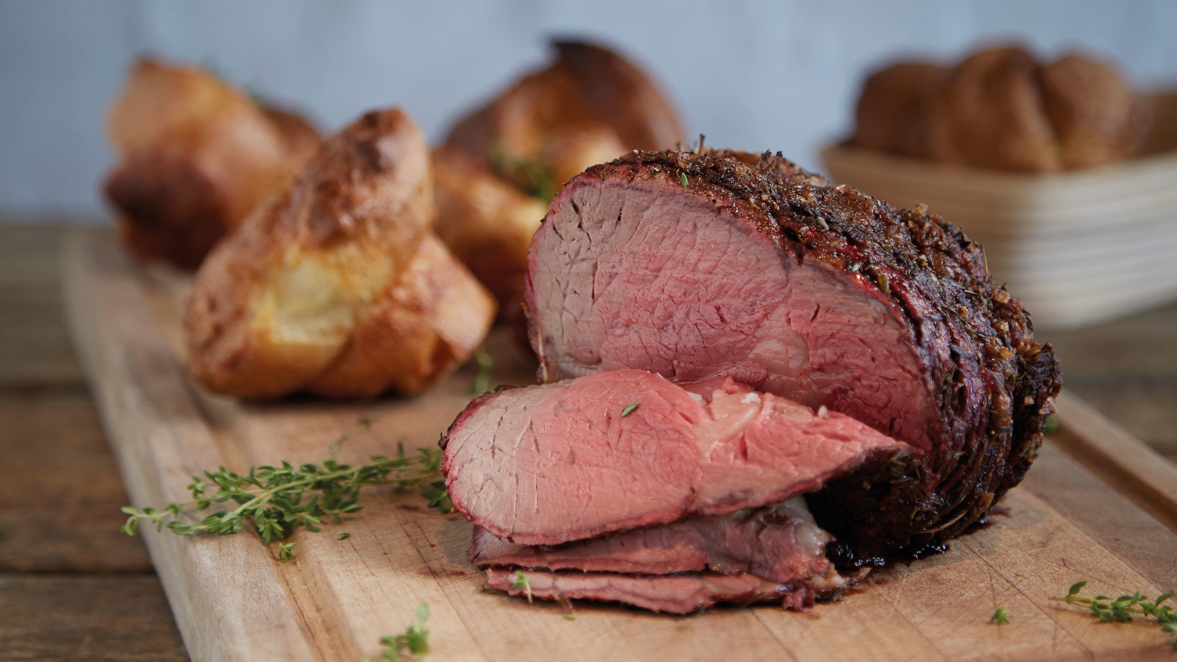 Roast Beef and Yorkshire puddings