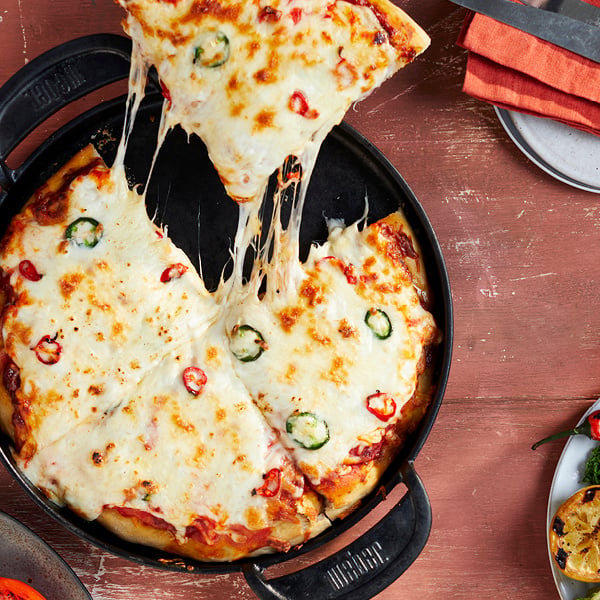  Pikante Pizza mit Salsiccia


