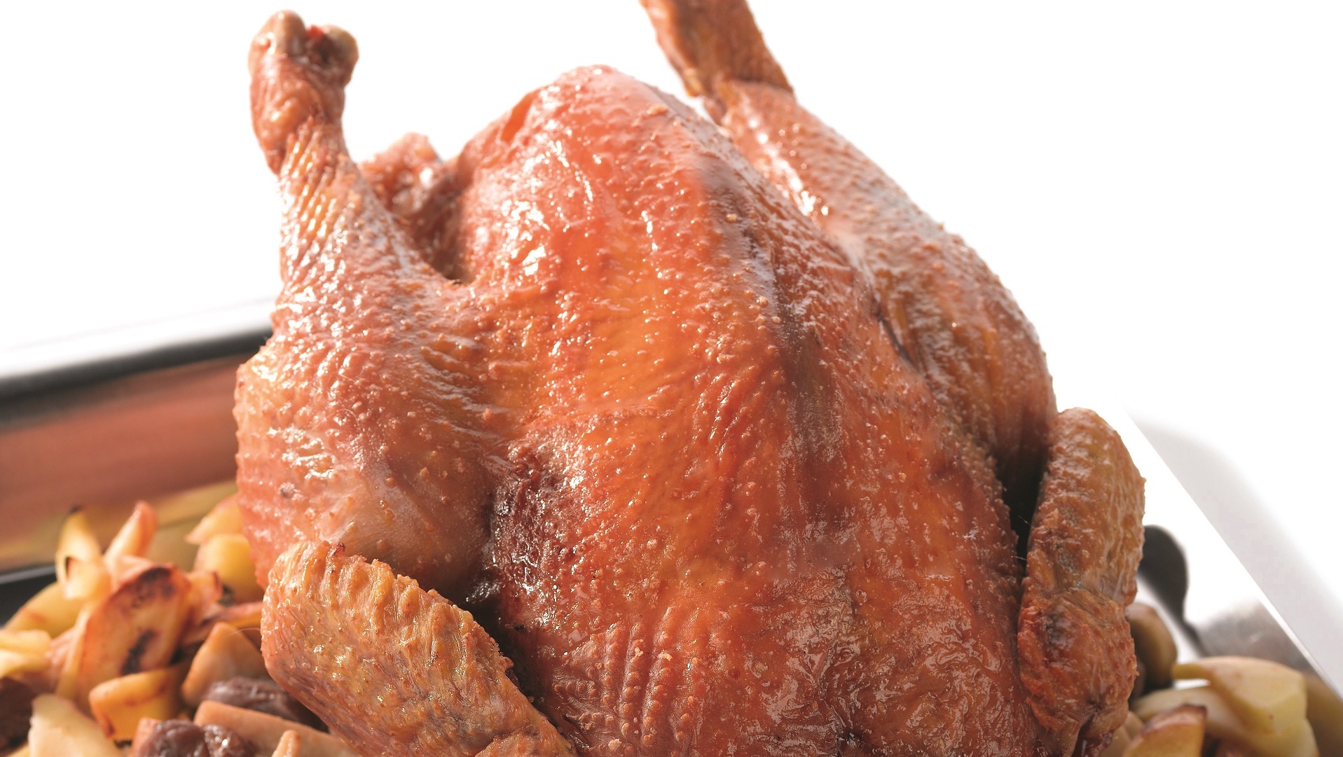  Volaille entière faîte sur BBQ et  glacée au Bourbon


