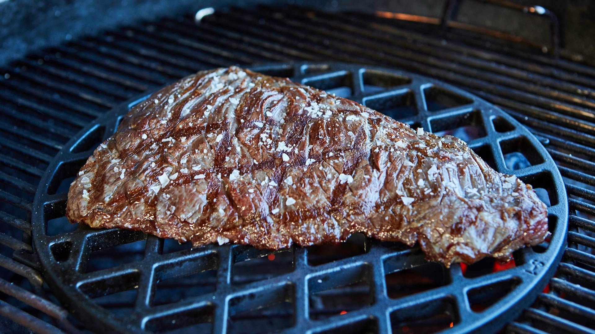  Zartes Flanksteak an brauner Butter 