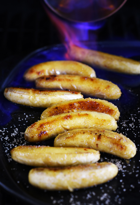  Bananes grillées au chocolat

