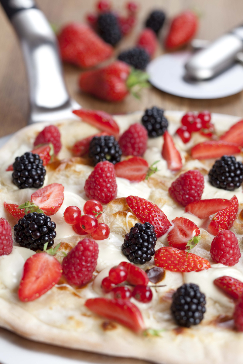  Pizza aux fruits du moment