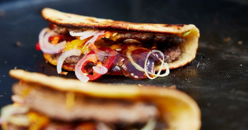 Smashed tacoburger på biff


