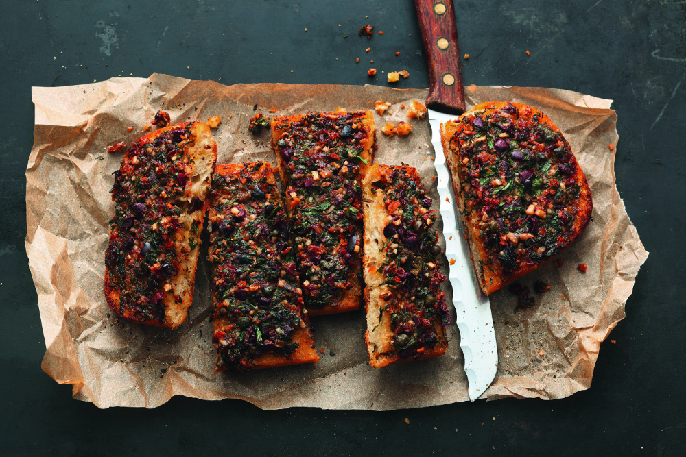  Ciabatta alla puttanesca


