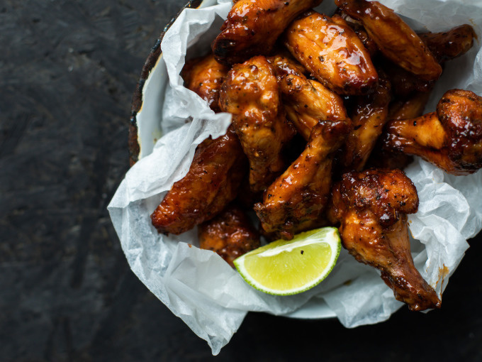  Maple Bourbon Chicken Wings

