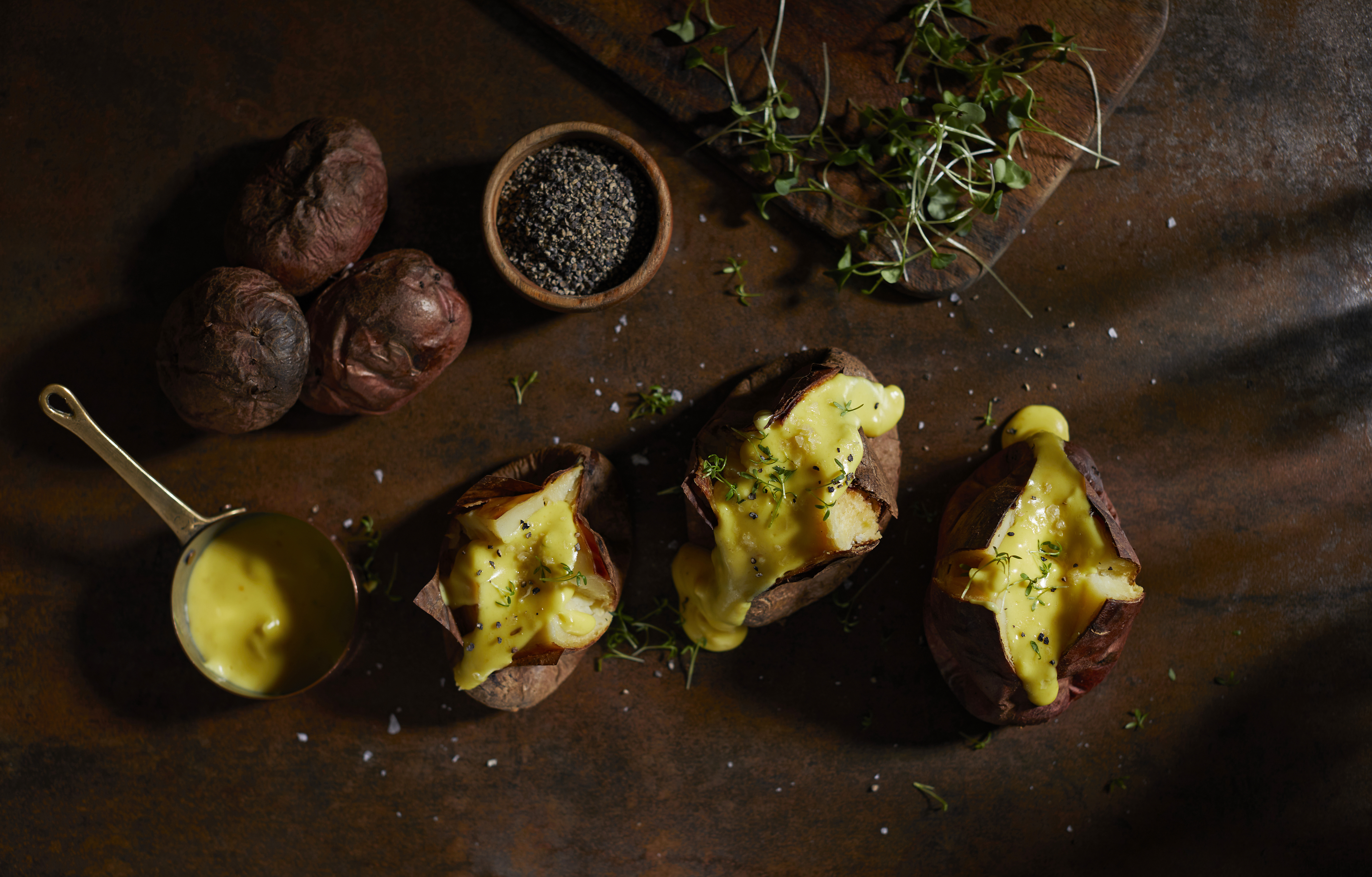  Gevulde aardappel in de schil

