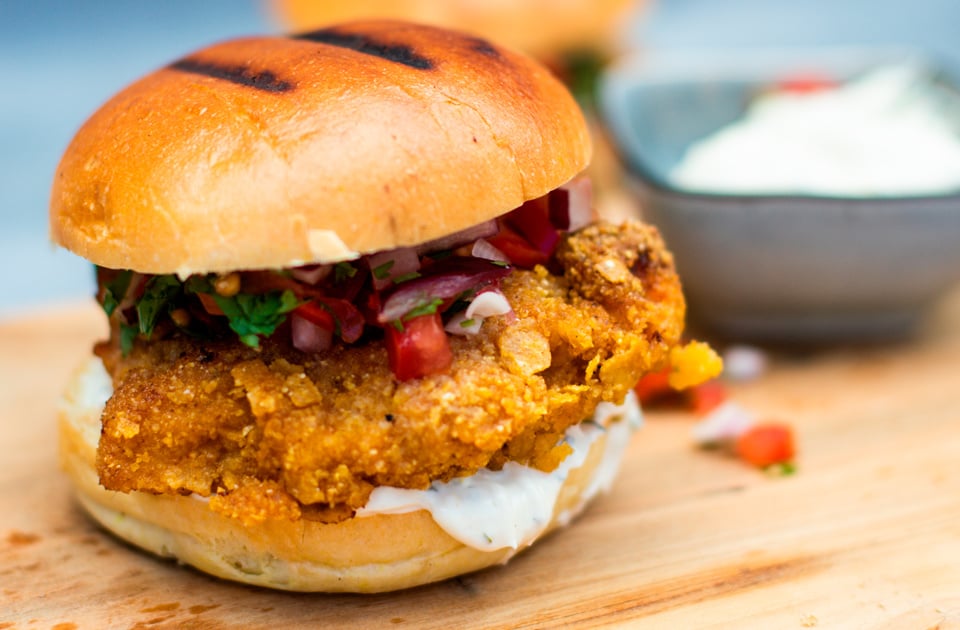  Nacho crispy chicken Burger


