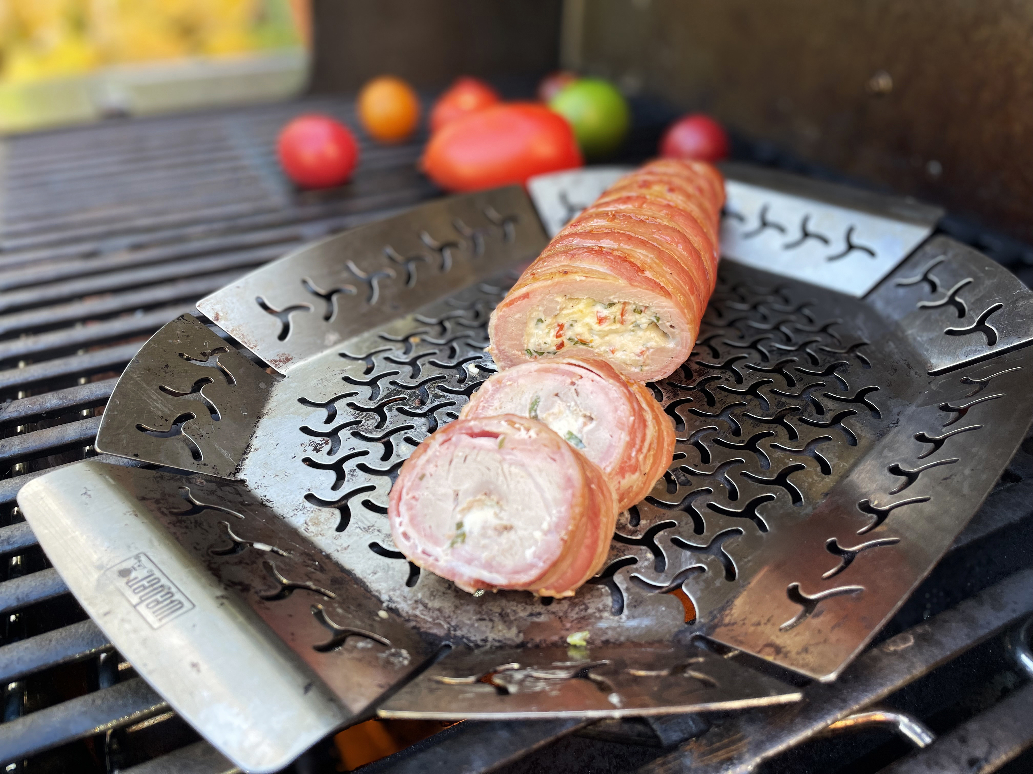 Schweinefilet gefüllt mit Pesto