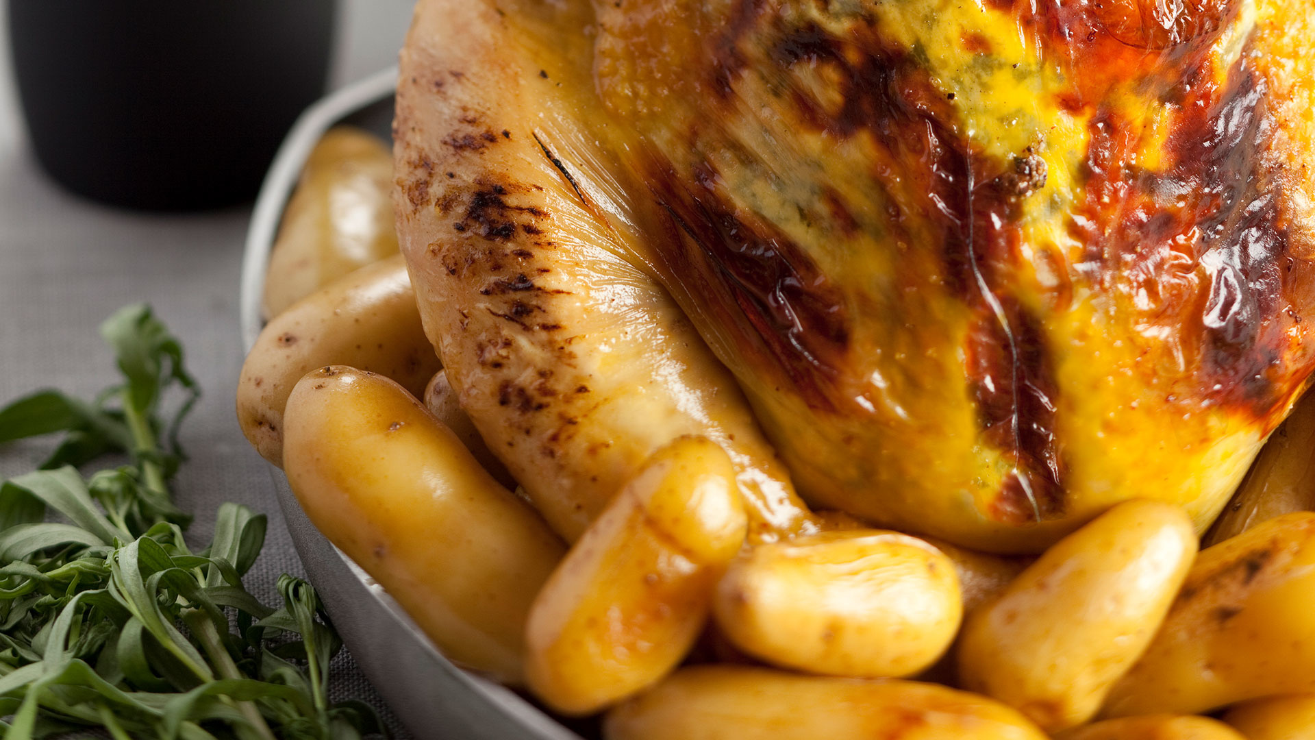  Orange can chicken alle erbe aromatiche e grand marnier




