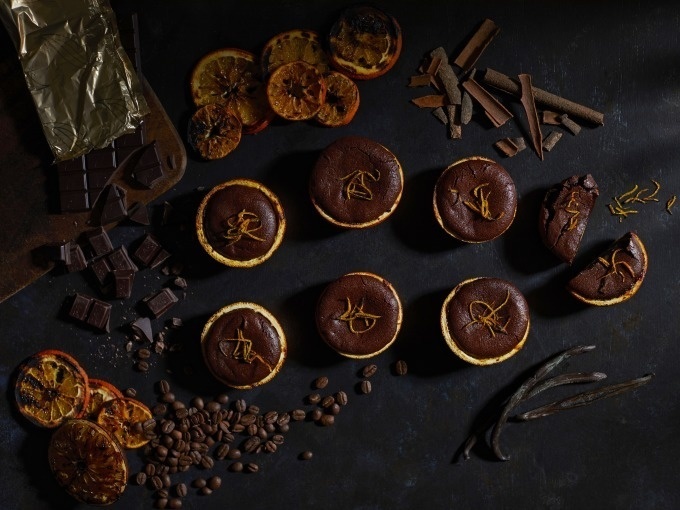  Brownies à l'orange fumée au café

