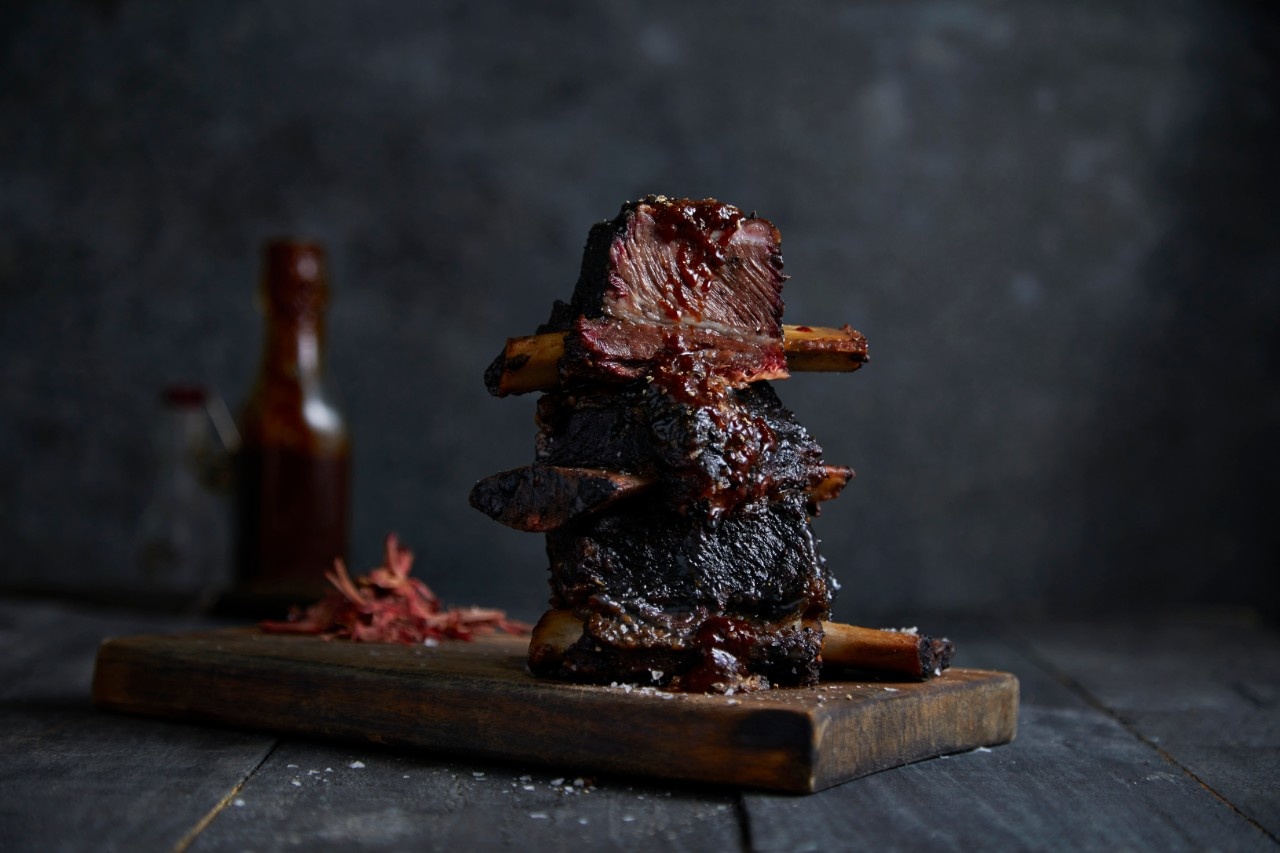  SmokeFire beef ribs with homemade Rub and BBQ sauce

